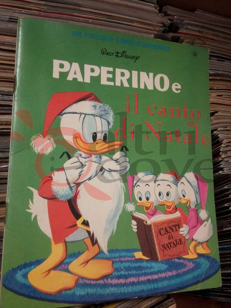 Immagini Natale Walt Disney.Paperino E Il Canto Di Natale Un Piccolo Libro D Argento Walt Disney Vintage Altridove Online